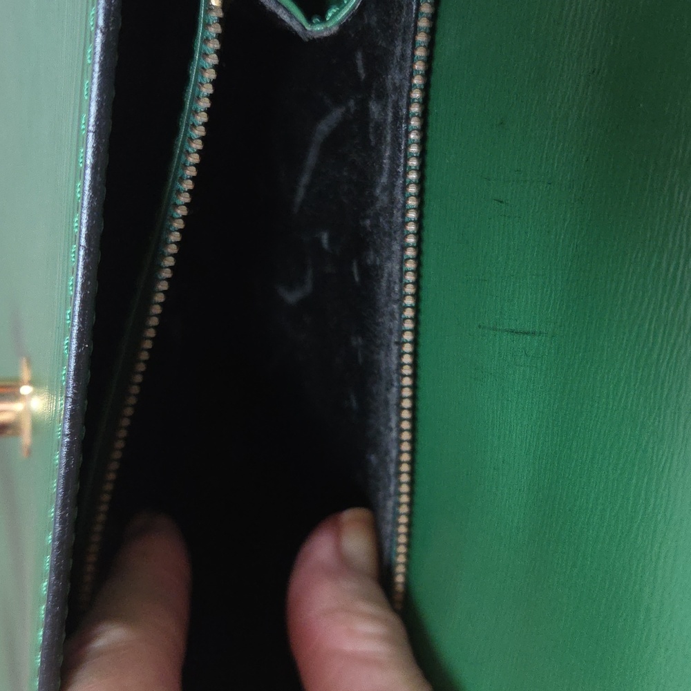 LOUIS VUITTON ULTRA RARE VINTAGE 1994 EPI LEATHER MALESHERBES BAG EXCELLENT COND - Picture 14 of 17